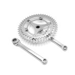 Pédalier SOLIDA vélo vintage double plateaux 48-40 FRANCE crankset