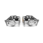 2 Pédales Vintage UNIVERSEL - Acier Chromé - Vélo Ancien Old Bicycle Pedals
