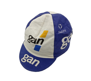 Casquette vélo équipe GAN d'origine vintage ancienne