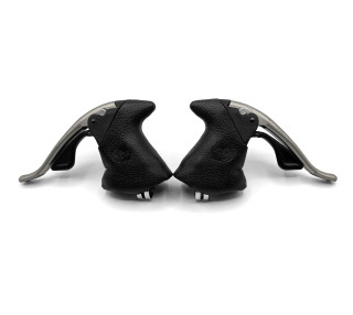 Manettes dérailleurs CAMPAGNOLO poignées freins 3x7 vitesses vintage bike shifters brakes