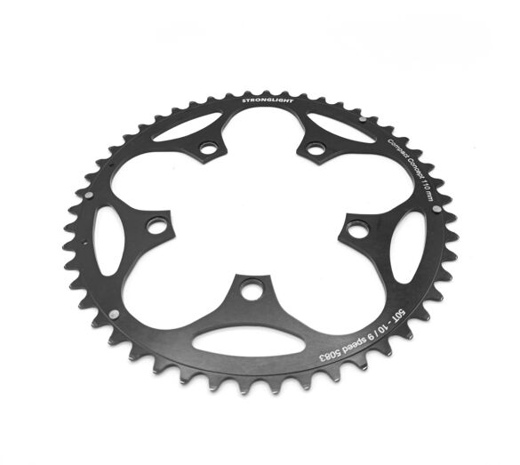 Plateau pédalier STRONGLIGHT 50 dents BCD 110 mm 9/10 Vitesses - Compact concept