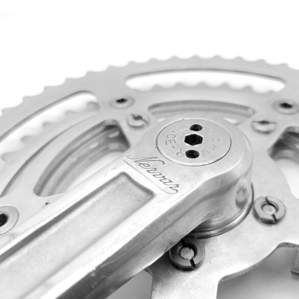 Pédalier aluminium Nervar Triple 170mm 52x42x32 Crankset