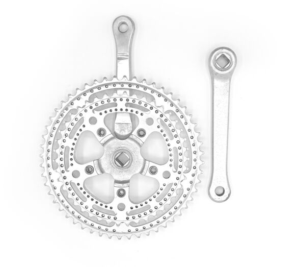 Pédalier STRONGLIGHT Double 52/42 170mm 14x1.25 Vintage Crankset