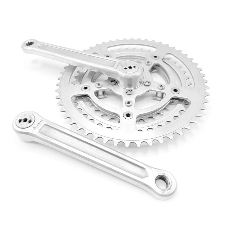 Pédalier aluminium Nervar Triple 170mm 52x42x32 Crankset