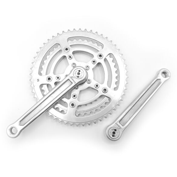 Pédalier aluminium Nervar Triple 170mm 52x42x32 Crankset