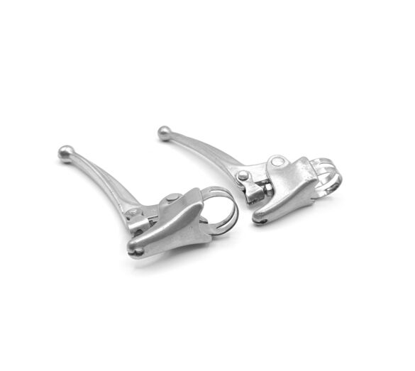 Leviers de frein poignées randonneuse vintage vélo ancien old bike brake levers