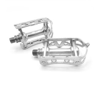 2 x Pédales aluminium 14x1.25 vélo ancien vintage Made in France Pedals old bike