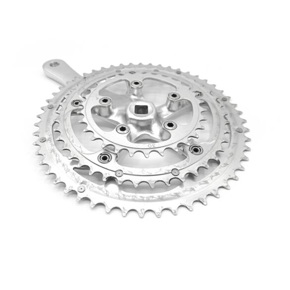 Pédalier Campagnolo Veloce (Triple) 90s Crankset 9 Speed 170mm 52/42/30