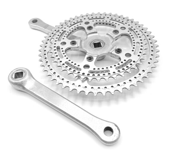 Pédalier STRONGLIGHT Double 52/42 170mm 14x1.25 Vintage Crankset