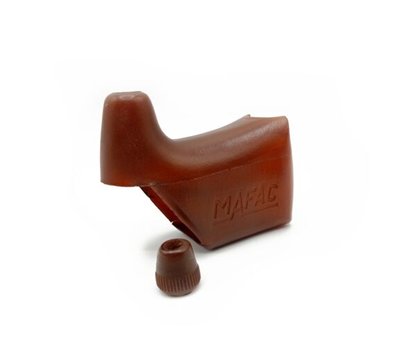 1 x Repose Main / Cocotte MAFAC vélo vintage Marron Hand rest Brake hood