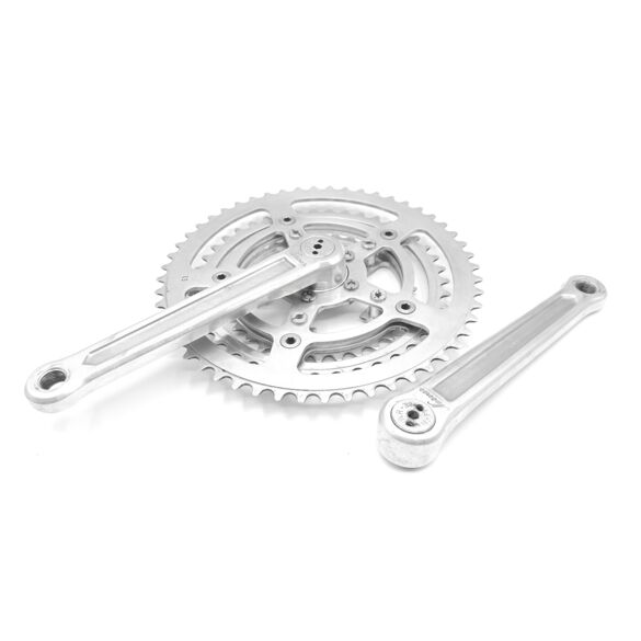 Pédalier aluminium Nervar Triple 170mm 52x42x32 Crankset