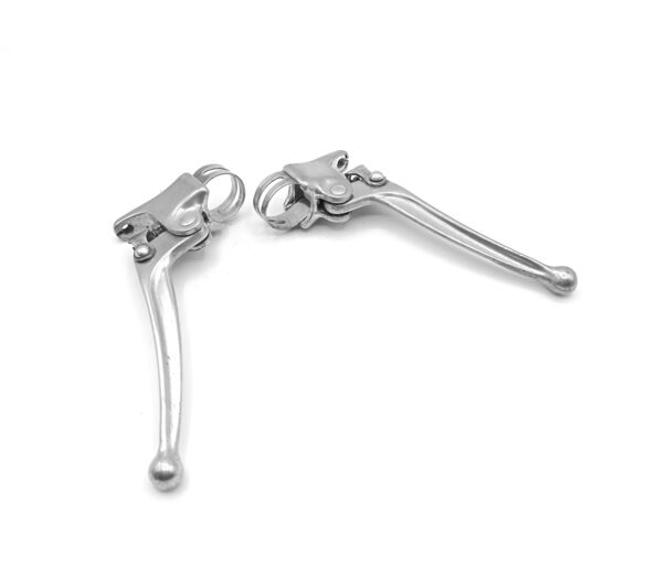 Leviers de frein poignées randonneuse vintage vélo ancien old bike brake levers