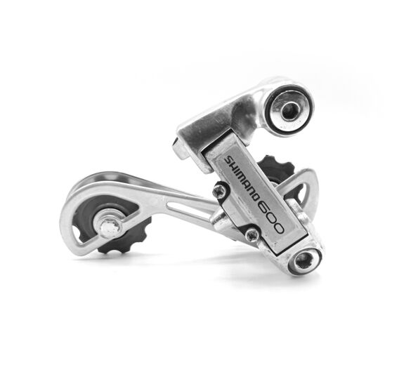 Dérailleur arrière SHIMANO 600 RD-6207 grande chape Rear derailleur old vintage bike